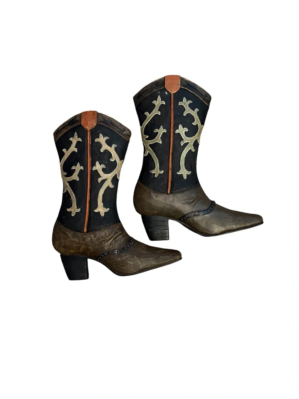 Y2K Value City Western Cowboy Boot Wall Hanging Pair